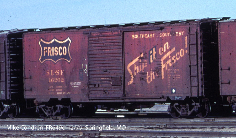Frisco Box Car Photos